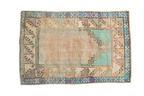 Vintage Distressed Oushak Rug // ONH Item: 12441