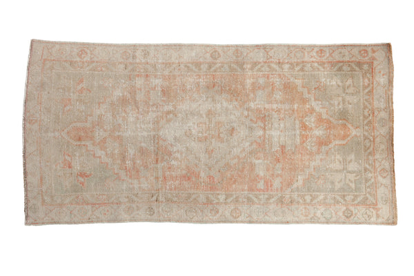 Vintage Distressed Oushak Rug Runner // ONH Item: 12442