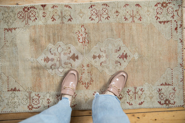 Vintage Distressed Oushak Rug // ONH Item: 12443, Image 1