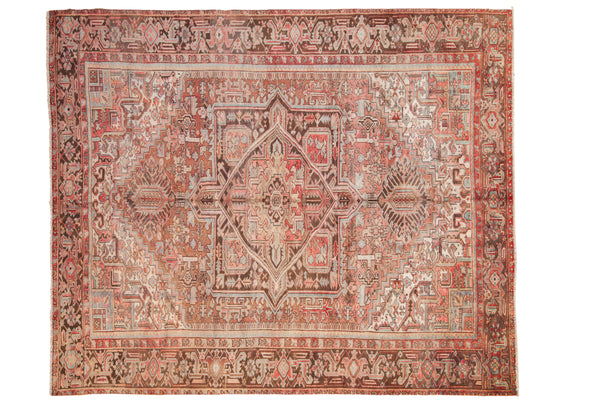 Vintage Distressed Mehrivan Carpet // ONH Item: 12451