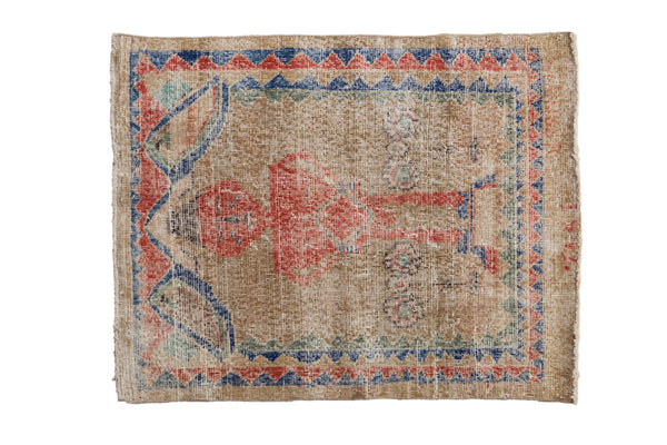 Vintage Distressed Sparta Square Rug // ONH Item: 12489