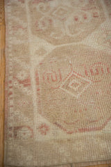 Even wear down to the knot heads and intact side cord of the vintage Dosemealti rug.