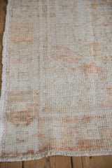 2.5x4 Vintage Distressed Oushak Rug