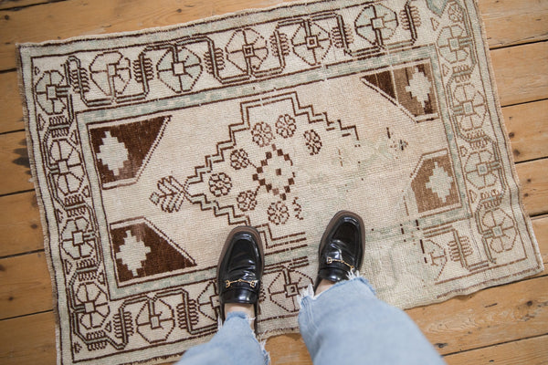 Vintage Distressed Oushak Rug // ONH Item: 12534, Image 1