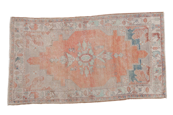 Vintage Distressed Oushak Rug Runner // ONH Item: 12536