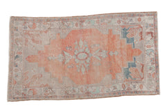 2.5x5 Vintage Distressed Oushak Rug Runner