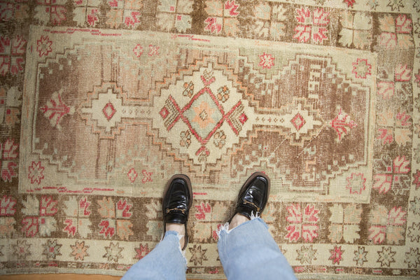 Vintage Distressed Oushak Rug // ONH Item: 12537, Image 1