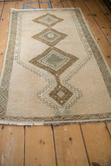 2.5x4.5 Vintage Distressed Anatolian Rug