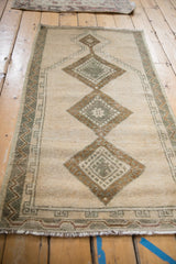 2.5x4.5 Vintage Distressed Anatolian Rug