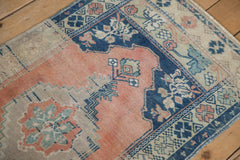 2x4.5 Vintage Distressed Oushak Rug Runner