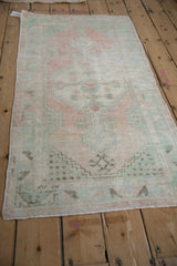 2.5x4.5 Vintage Distressed Oushak Rug