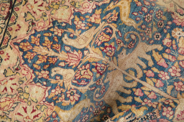 Antique Fine Kerman Rug Mat // ONH Item: 12548, Image 9
