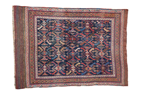 4x5.5 Antique Afshar Rug