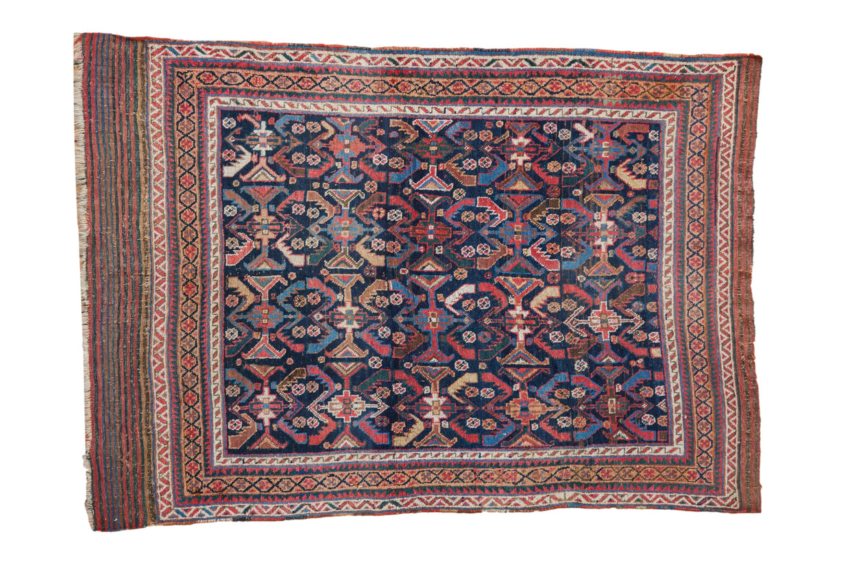 4x5.5 Antique Afshar Rug