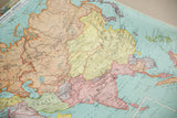 Vintage Nystrom map detail of India, Siam, and the Bay of Bengal region.