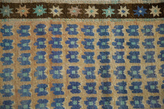 2.5x4 Vintage Distressed Oushak Rug