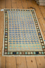 2.5x4 Vintage Distressed Oushak Rug