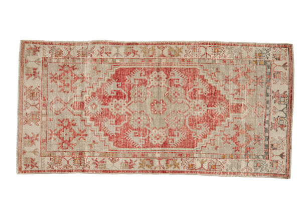 Vintage Distressed Oushak Rug Runner // ONH Item: 12568