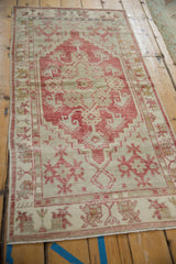 2.5x5 Vintage Distressed Oushak Rug Runner