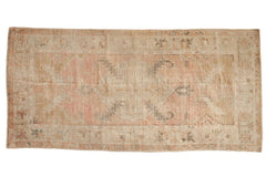 2.5x5.5 Vintage Distressed Oushak Rug Runner