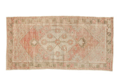 2.5x5.5 Vintage Distressed Oushak Rug Runner