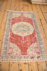 2.5x5 Vintage Distressed Oushak Rug Runner