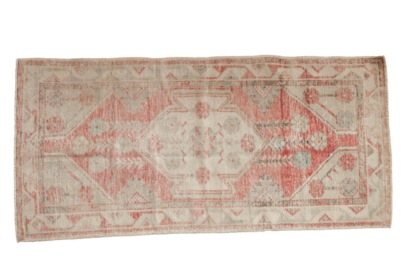 Vintage Distressed Oushak Rug Runner // ONH Item: 12588