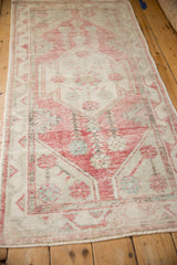 2.5x5.5 Vintage Distressed Oushak Rug Runner