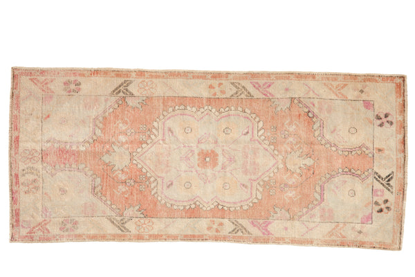 Vintage Distressed Oushak Rug Runner // ONH Item: 12591