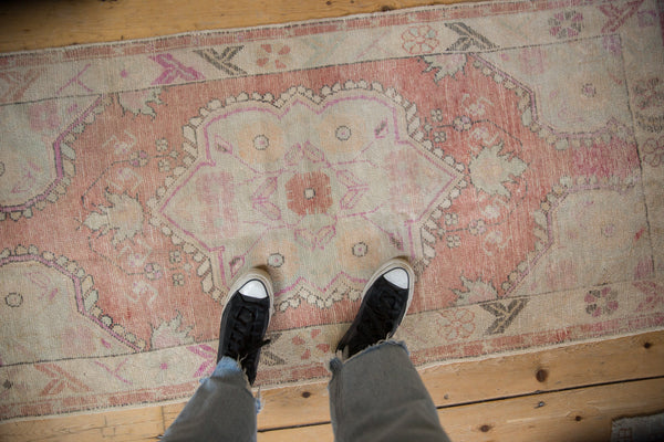 Vintage Distressed Oushak Rug Runner // ONH Item: 12591, Image 1