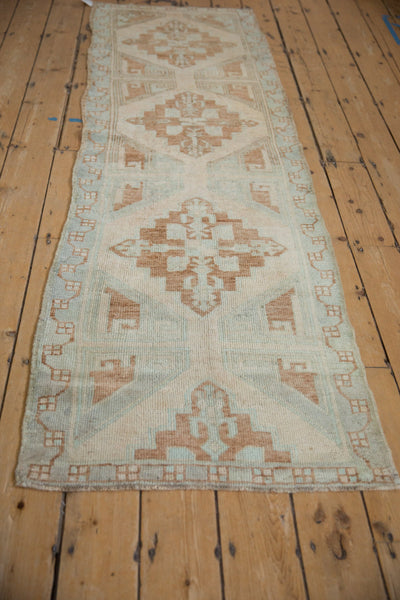 Vintage Distressed Oushak Rug Runner // ONH Item: 12595, Image 3
