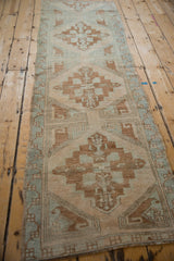 2.5x7.5 Vintage Distressed Oushak Rug Runner