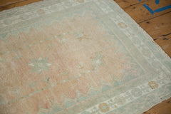 3x4 Vintage Distressed Oushak Square Rug