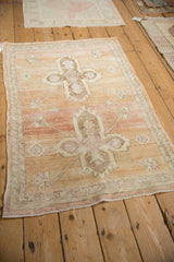 2.5x4.5 Vintage Distressed Oushak Rug