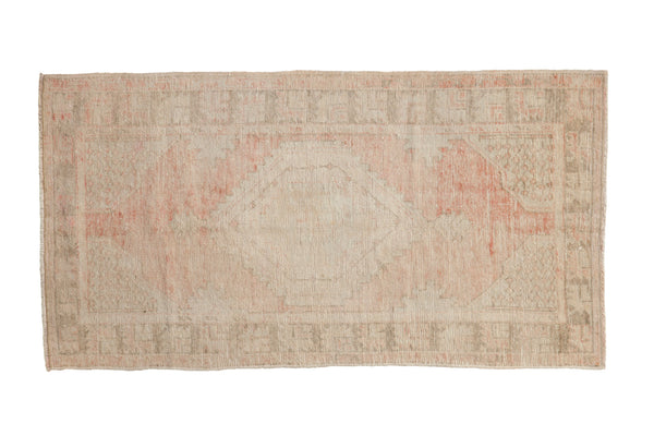 Vintage Distressed Oushak Rug Runner // ONH Item: 12602