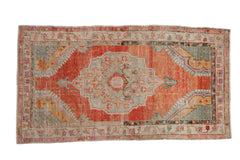 3x5.5 Vintage Distressed Oushak Rug