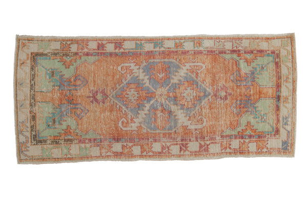 Vintage Distressed Oushak Rug Runner // ONH Item: 12609