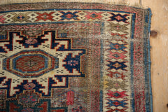 3x4 Antique Caucasian Square Rug