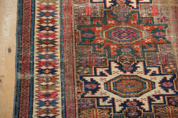 Antique Caucasian Square Rug // ONH Item: 12611, Image 8