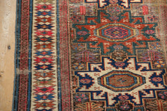 3x4 Antique Caucasian Square Rug