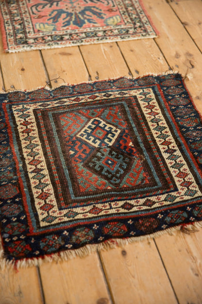 Antique Bagface Jaff Kurd Square Rug Mat // ONH Item: 12621, Image 4