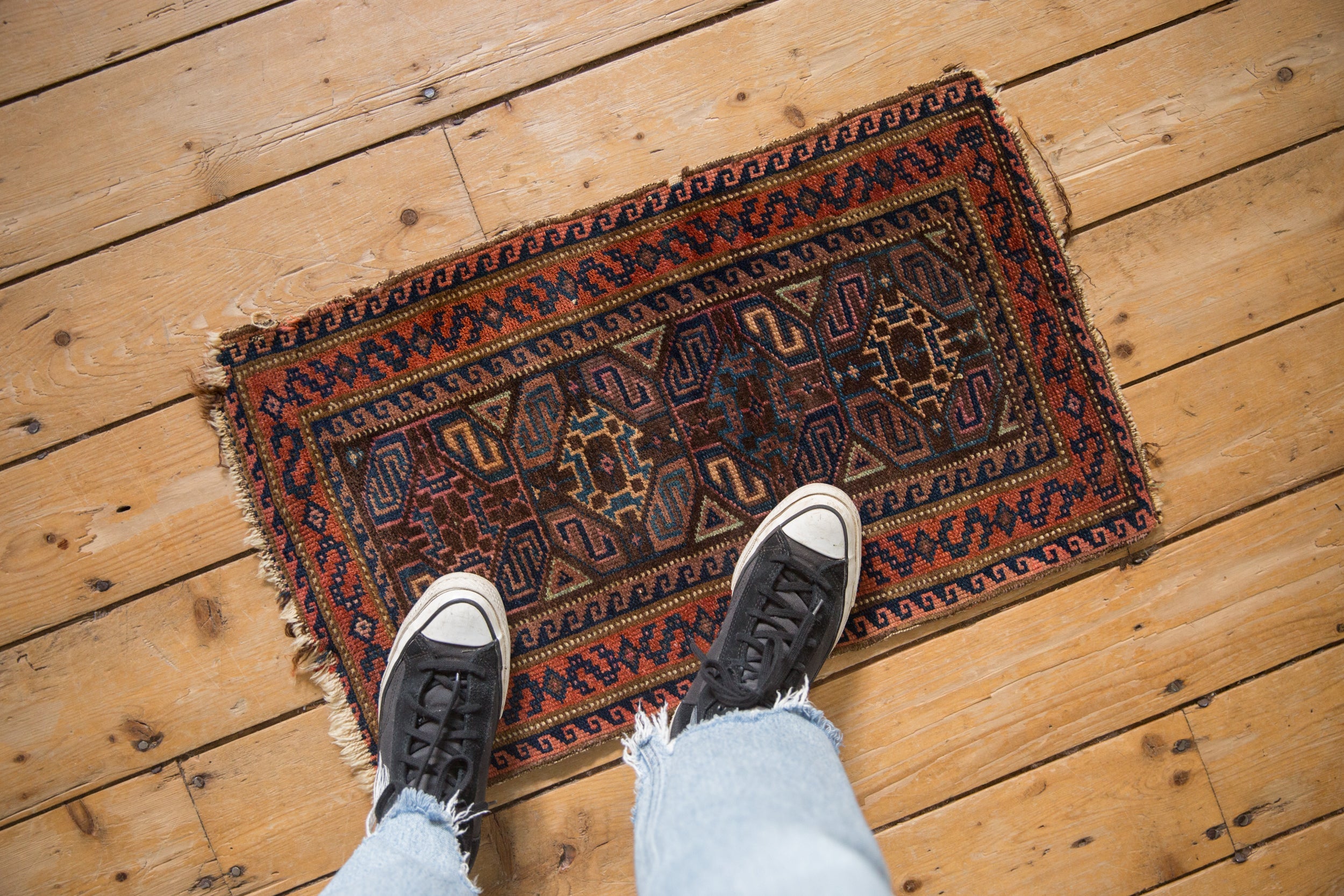 Vintage Belouch Rug Mat // ONH Item: 12622, Image 1
