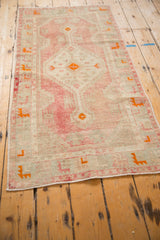 2.5x5 Vintage Distressed Oushak Rug Runner