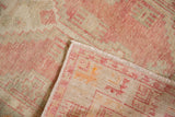 Reverse view of a hand-knotted Turkish rug showing its woven foundation and secured selvage.