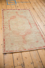 2.5x5 Vintage Distressed Oushak Rug Runner