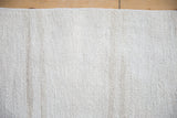 Soft natural abrash and plain-weave texture of a vintage Turkish hemp kilim.