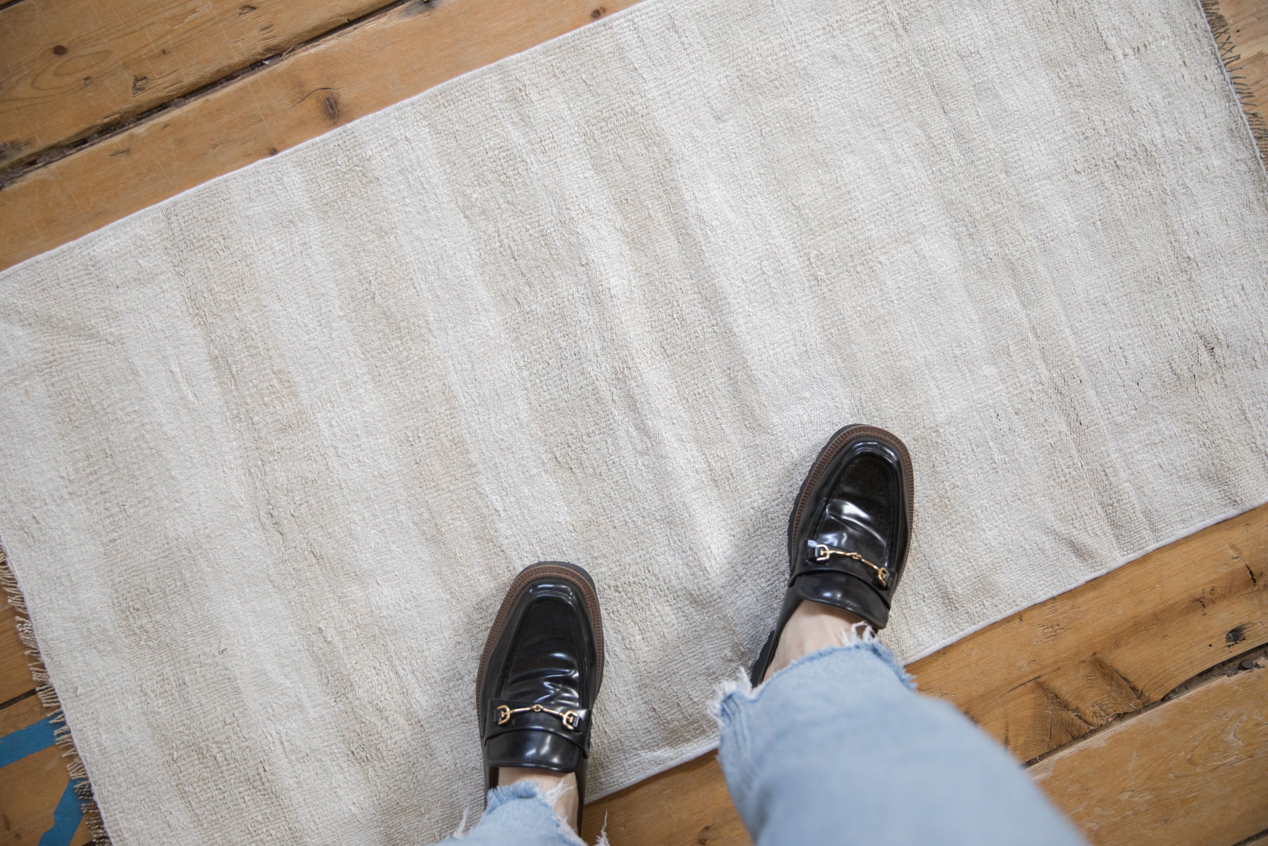 Vintage Hemp Kilim Rug Runner // ONH Item: 12634, Image 1