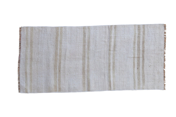 Vintage Hemp Kilim Rug Runner // ONH Item: 12636