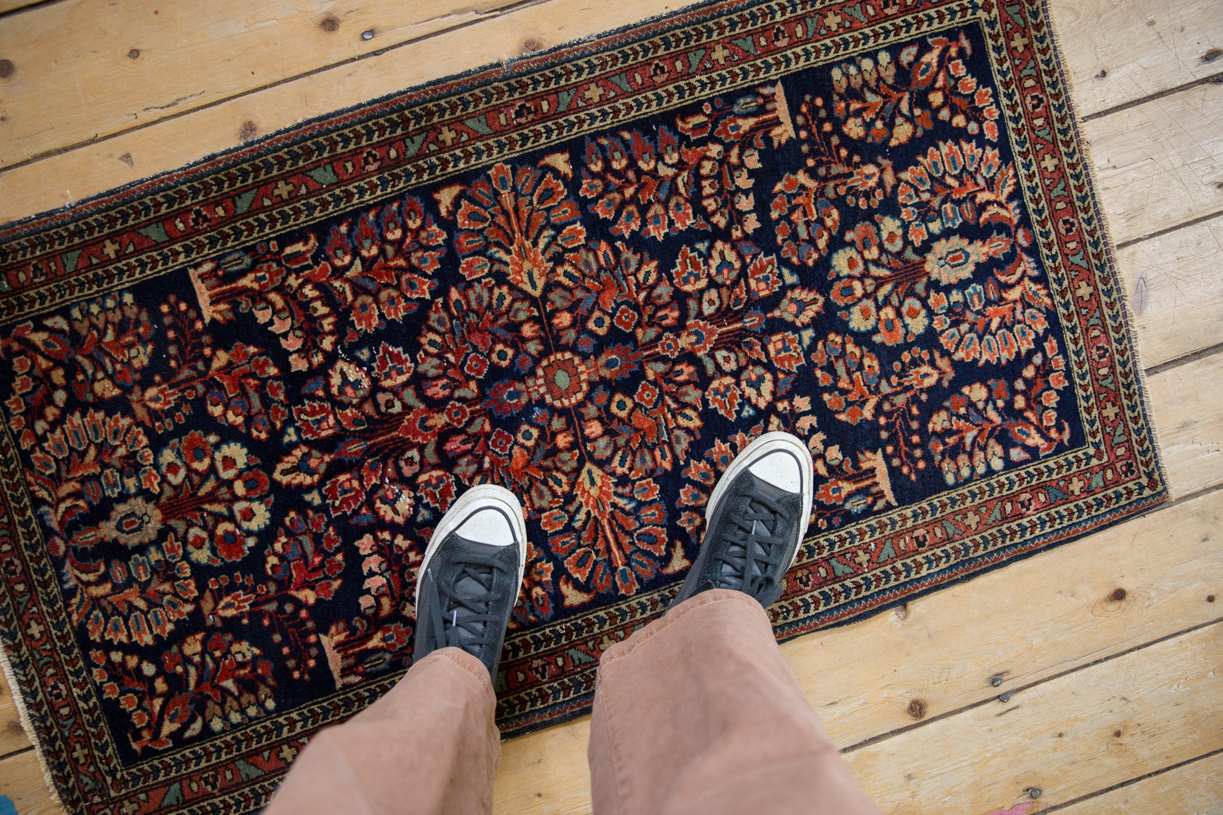 Vintage Sarouk Rug Runner // ONH Item: 12637, Image 1