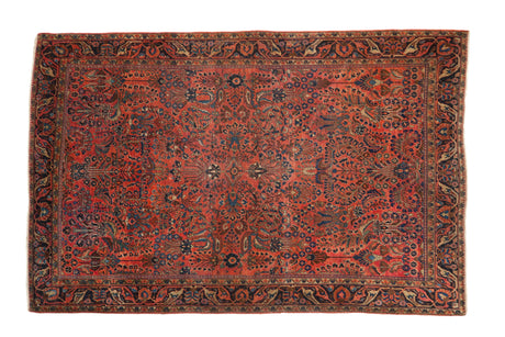 4x6.5 Antique Fine Mohajeran Sarouk Rug